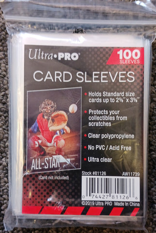 ultra pro card sleeves 100 pack Card Sleeves - Ultra Pro